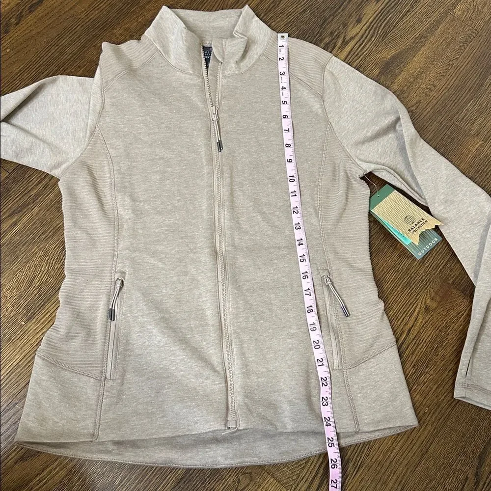 NWT Balance Collection Crescent Full Zip Jacket - Size Medium
